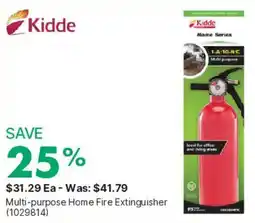 Kent Kiddie Multi-purpose Home Fire Extinguisher offer