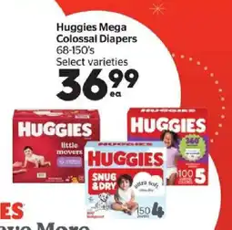 Calgary Co-op Huggies Mega Colossal Diapers offer
