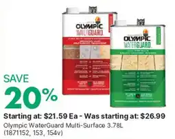 Kent Olympic WaterGuard Multi-Surface offer