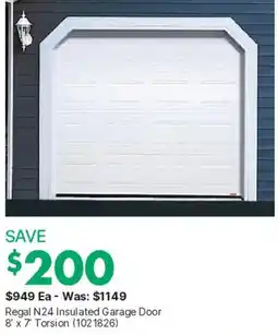 Kent Regal N24 Insulated Garage Door offer