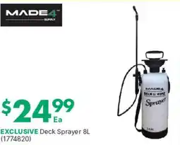 Kent Made4 Supply Deck Sprayer offer