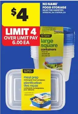 Atlantic Superstore No Name food storage selected varieties offer