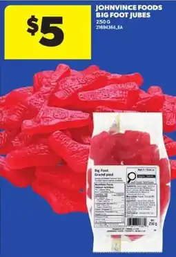 Atlantic Superstore johnvince foods big foot jubes offer