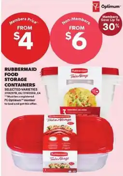 Atlantic Superstore Rubbermaid food storage containers offer