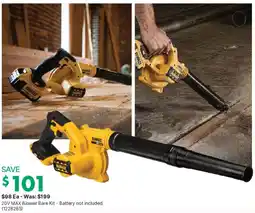 Kent DeWalt 20V MAX Blower Bare Kit offer