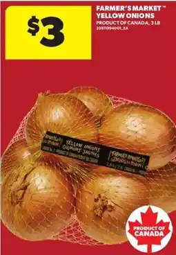 Atlantic Superstore Farmer's Market yellow onions offer