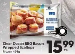 Calgary Co-op Clear Ocean BBQ Bacon Wrapped Scallops offer