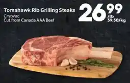 Calgary Co-op Tomahawk Rib Grilling Steaks offer