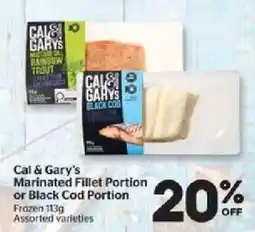 Calgary Co-op Cal & Gary's Marinated Fillet Portion or Black Cod Portion offer