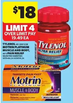 Atlantic Superstore Tylenol extra strength ultra relief offer