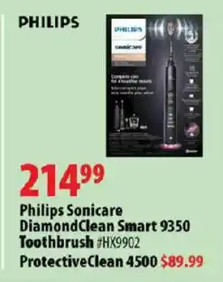 London Drugs Philips Sonicare DiamondClean Smart 9350 Toothbrush offer