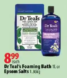 London Drugs Dr Teal's Foaming Bath offer