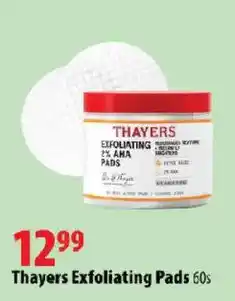 London Drugs Thayers Exfoliating Pads offer
