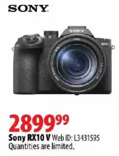London Drugs Sony rx10 v offer