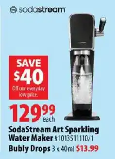 London Drugs SodaStream Art Sparkling Water Maker offer