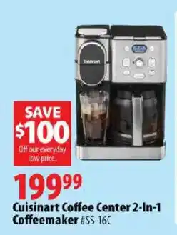 London Drugs Cuisinart Coffee Center 2-In-1 Coffeemaker #SS-16C offer