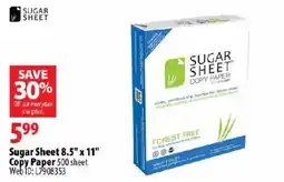 London Drugs Sugar Sheet copy paper offer