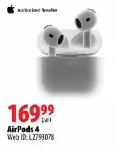 London Drugs Apple AirPods 4 offer