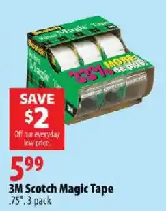 London Drugs 3M scotch magic tape offer