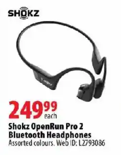 London Drugs Shokz OpenRun Pro 2 Bluetooth Headphones offer