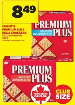 Atlantic Superstore Christie premium plus soda crackers offer