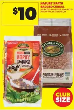 Atlantic Superstore Nature's Path bagged cereal offer