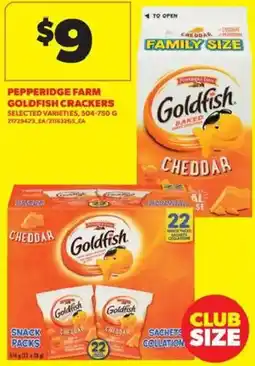 Atlantic Superstore Pepperidge Farm Goldfish Crackers offer