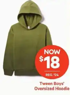 Atlantic Superstore Tween Boys' Oversized Hoodie offer