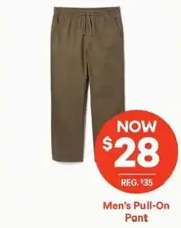 Atlantic Superstore Men's Pull-On Pant offer
