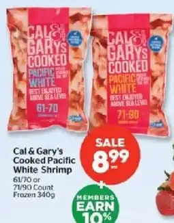 Calgary Co-op Cal & Gary's Cooked Pacific White Shrimp offer