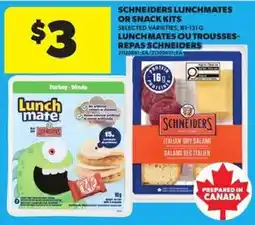 Atlantic Superstore Schneiders lunchmates or snack kits offer