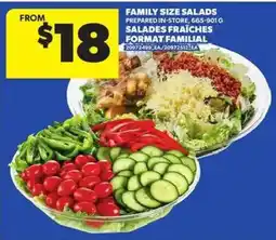 Atlantic Superstore Family size salads offer