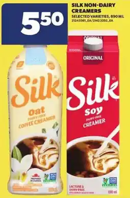 Atlantic Superstore Silk non-dairy creamers offer