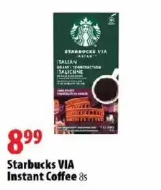 London Drugs Starbucks VIA Instant Coffee offer