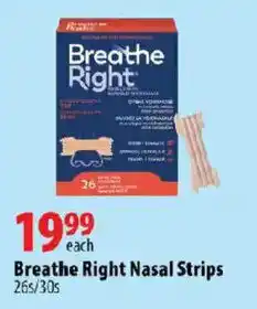 London Drugs Breathe Right Nasal Strips offer