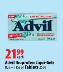 London Drugs Advil Advil Ibuprofen Liqui-Gels offer