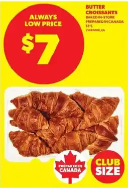 Atlantic Superstore Butter croissants offer