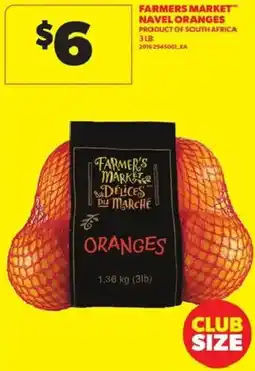 Atlantic Superstore Farmers Market navel oranges offer