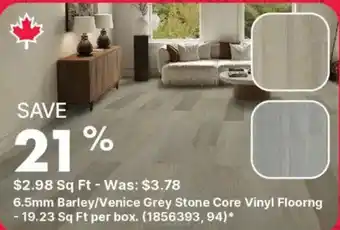 Barley/Venice Grey Stone Core Vinyl Flooring