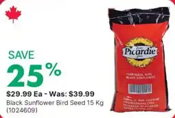 Kent Picardie black sunflower bird seed offer