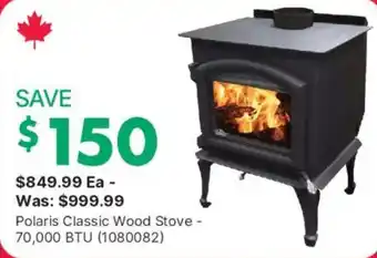 Polaris classic wood stove