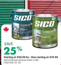 Kent Sico premium exterior paint offer