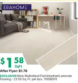 Kent Erahome 8mm Mulholland Pad Attached Laminate Flooring offer