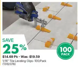 Kent Tile Leveling Clips offer