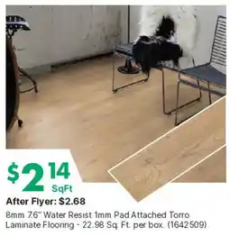 Kent Torro Water Resist 1mm Pad Attached Laminate Flooring offer