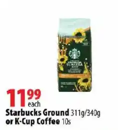 London Drugs Starbucks Ground Coffee offer