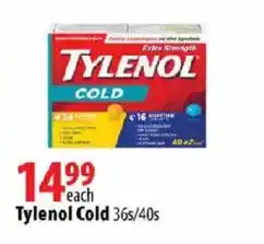 London Drugs Tylenol Cold offer