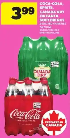 Atlantic Superstore Coca-Cola, Sprite, Canada Dry or Fanta soft drinks offer