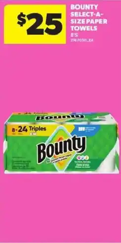 Atlantic Superstore Bounty select-a-size paper towels offer