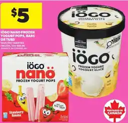 Atlantic Superstore iogo frozen yogurt pops offer